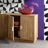 Credenza esotica effetto legno di mango a 4 ante, 160cm Anteprima dell’immagine prodotto 5
