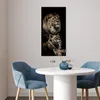 MuchoWow® Poster Löwe - Löwin - Porträt 40x80 cm - Produktbild-Vorschau 5