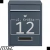 Poštovní Schránka Na Dopisy, Antracitová + Nápis Náhled obrázku produktu 2