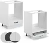 Meuble pour four Vicco Fame-Line Blanc campagne 60cm sans Voir les images du produit 5