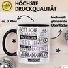 Fahrradfahrerin Geschenk Becher Tasse Gott Schuf Alle Produktbild-Vorschau 3