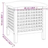 vidaXL Koupelnová stolička 48x47,5x52 cm ořechový masiv Náhled obrázku produktu 7