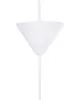 BELIANI Lampa wisząca biała sztuczne pióra kula 40 x 34 cm Podgląd zdjęcia produktu 4