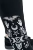 Gothicana by EMP Damen schwarze Leggings mit elastischem Produktbild-Vorschau 4
