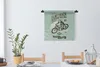 MuchoWow® Wandteppich Wandbehang Motorrad - Rennen - Retro Produktbild-Vorschau 2