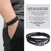 Bracelet en cuir pour homme avec boîte cadeau - Cher fils - Voir les images du produit 4
