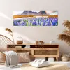 Bild auf Leinwand - Leinwandbild - Berge Wiese Blumen - Produktbild-Vorschau 7