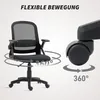 HOMCOM Krzesło biurowe Ergonomiczne krzesło obrotowe z Podgląd zdjęcia produktu 8