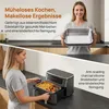Airfryer Auflaufform aus Edelstahl mit Silikongriffen 2er Produktbild-Vorschau 2