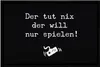 Fußmatte für Gamer Computer Nerds Der tut nix der will nur Produktbild-Vorschau 1