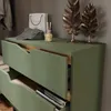 Commode avec tiroirs Vicco Marelle Vert/Artisan 80x81.2cm Voir les images du produit 4