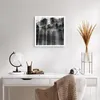 Poster - Poster ohne Rahmen - Bäume drinnen Nebel - 40x40 Produktbild-Vorschau 5