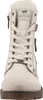 A front view of a white boot. Voir les images du produit
