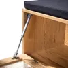 CALICOSY - Banc d'entrée avec rangements, façade en rotin Voir les images du produit 7