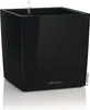 LECHUZA-Pflanzgefäß CUBE Premium 30 Schwarz Hochglanz | Produktbild-Vorschau 1