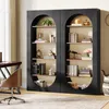 Bücherregal, 5-stöckig Standregal, 180 cm Regal, gewölbt, Produktbild-Vorschau 11