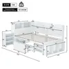 MODFU Schlafsofas Jugendbett 90x200cm, Holzbett  mit Produktbild-Vorschau 9