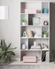 BELIANI Bücherregal Weiß MDF Platte Spanplatte 174 x 83 x Produktbild-Vorschau 4
