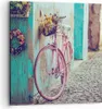 Bild auf Leinwand - Leinwandbild - Einteilig - Rosa Fahrrad Produktbild-Vorschau 1