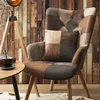 Fauteuil Helsinki Patchwork Pu Voir les images du produit 7