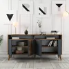 Skye Decor, Milan 160 - ořech, antracit, skříně do Náhled obrázku produktu 1