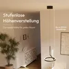 LUMIÈRE Design Pendelleuchte 'Noxi' Ø33cm LED dimmbar Produktbild-Vorschau 3