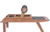 vidaXL Sonnenliege Klappbar mit Rädern Teak Massivholz und Produktbild-Vorschau 12