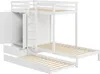 okwish Etagenbett Stockbett 90x200cm mit Ausziehbett Produktbild-Vorschau 4