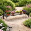 DanDiBo Blumenregal Metall Schwarz 75 cm Blumenständer Mi Produktbild-Vorschau 11
