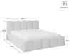 Masseno Polsterbett FALINA 180x200 cm, Polsterbett mit Produktbild-Vorschau 7