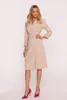 Stylove Midikleid für Frauen Aishik S415 beige M Produktbild-Vorschau 4