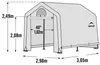 ShelterLogic Serre en film plastique blanc 305x298x249 cm Voir les images du produit 14