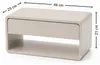 Wand-Nachttisch mit Schublade und Regal, 46 x 25 x 21 cm Produktbild-Vorschau 9