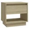vidaXL Comodino rovere Sonoma 45x34x44 cm Materiale a base Anteprima dell’immagine prodotto 2