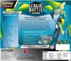 The back of a Pokemon Inteleon VMAX League Battle Deck packaging, showing the contents and a description of the product. Voir les images du produit