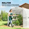 Szklarnia Outsunny, ok. 2,7 x 2 x 2 m, szklarnia foliowa z Podgląd zdjęcia produktu 7