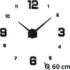 A wall clock with numbers and hands on a white background. Podgląd zdjęcia produktu