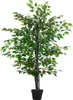 Outsunny Kunstpflanze Kunstbaum Banyan Baum Innendekoration Produktbild-Vorschau 1