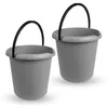 Secchi - Antracite  Set di 2 secchi per la casa, 5 litri, Anteprima dell’immagine prodotto 1