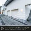 Battery LED Outdoor Wall Light,Sensor,White,LED/4W Produktbild-Vorschau 4