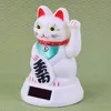 Glückskatze - Maneki-neko - Winkekatze Solar - 12 cm - weiß Produktbild-Vorschau 7