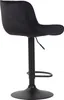 Barhocker HLO-CP68 Samt schwarz  schwarz Produktbild-Vorschau 4