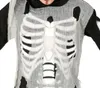 Scheletro Ninja Costume Halloween Bambini Nero Bianco Anteprima dell’immagine prodotto 6