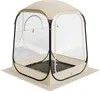 SucceBuy Transparentes Zelt, 127x127x170 cm, Pop-up-Zelt Produktbild-Vorschau 1