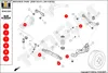 Set di boccole per sospensione posteriore NISSAN QASHQAI Anteprima dell’immagine prodotto 5