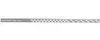 A long, thin metal profile with a series of small, arrow-shaped cutouts along its length, set against a white background. Náhled obrázku produktu