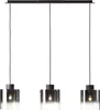 BRILLIANT Pendelleuchte, 3-flammig Beth braun IP20 E27 60 Produktbild-Vorschau 5