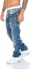 Cipo & Baxx Herren Regular Fit Jeans BJ8940 Blau, W32/L32 Produktbild-Vorschau 2