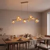 Pendelleuchte Metall Rauchglas G9 H: max. 141 cm Beige Produktbild-Vorschau 7