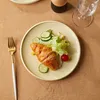 Teller set 4pcs Ø21,8 cm Keramik Essteller Pastateller Produktbild-Vorschau 5